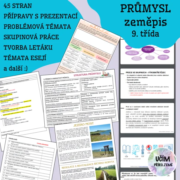 Průmysl - balíček materiálů a příprav 1