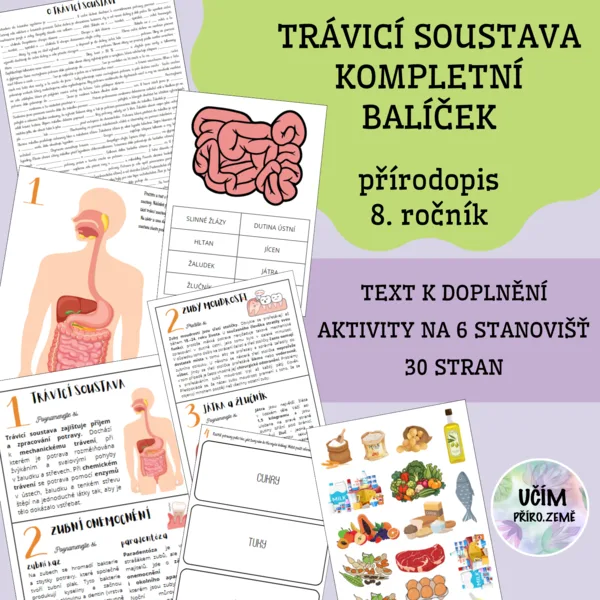 Trávicí soustava - balíček 1