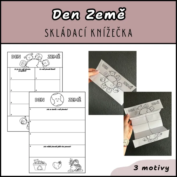 DEN ZEMĚ - skládací knížečka 1