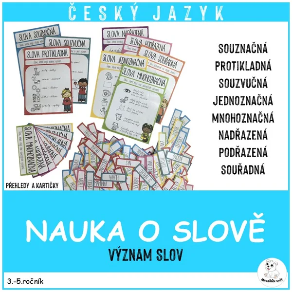 Nauka o slově - význam slov 1