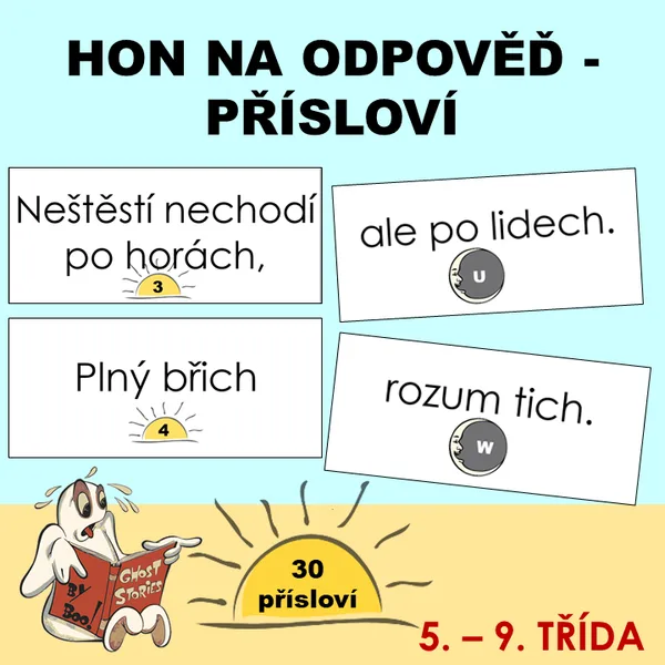 PŘÍSLOVÍ - HON NA ODPOVĚĎ 1