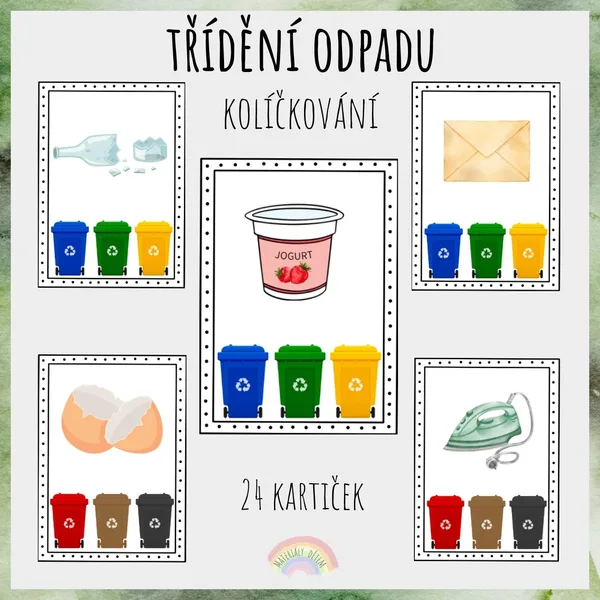 Třídění odpadu, kolíčkování 1