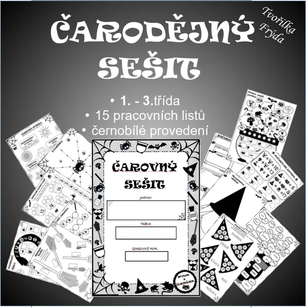 Čarovný sešit pro malé čaroděje a čarodějky 1