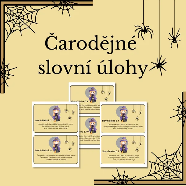 Čarodějné slovní úlohy 1