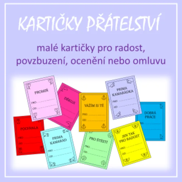 Kartičky přátelství 1