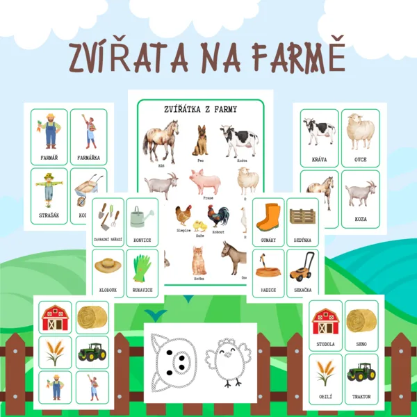 Zvířátka na farmě 1