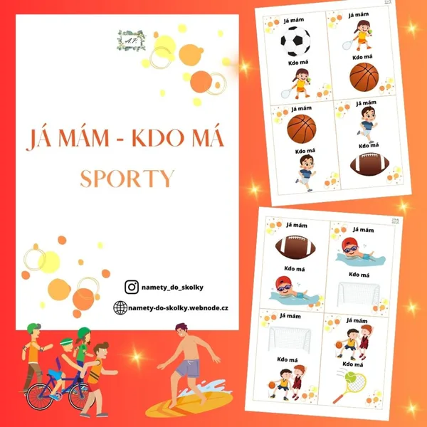 Já mám - kdo má - Letní sporty a disciplíny  1