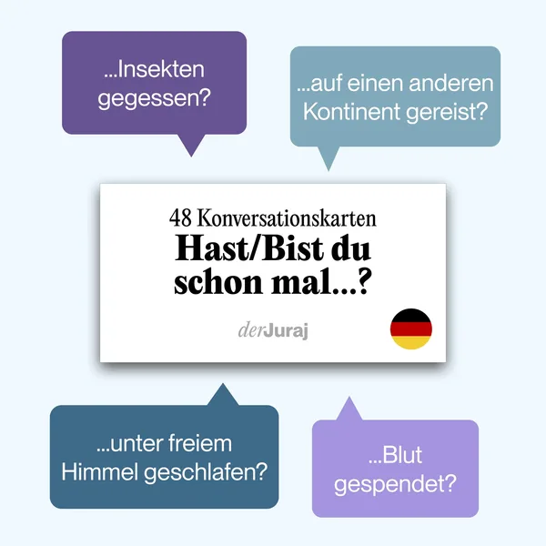 Konversationskarten: Hast/Bist du schon mal...? 1