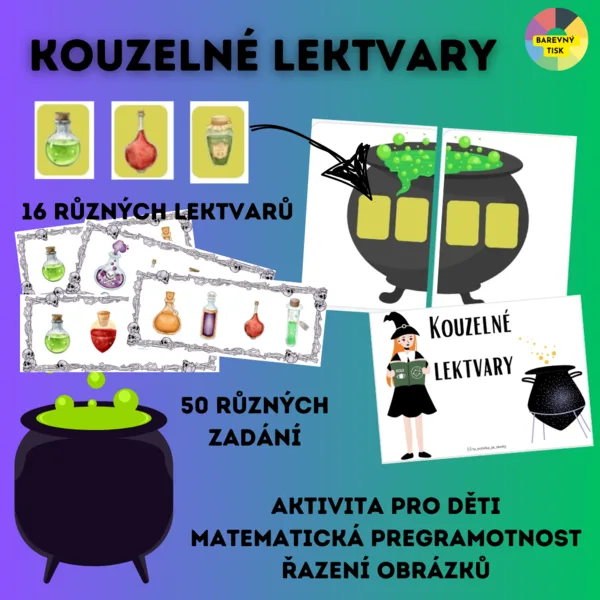 KOUZELNÉ LEKTVARY - řazení obrázků  1