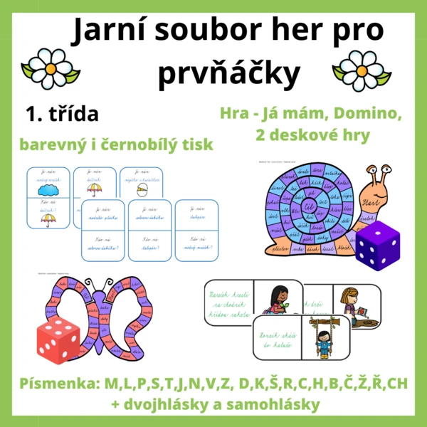 Jarní soubor her pro prvňáčky 1