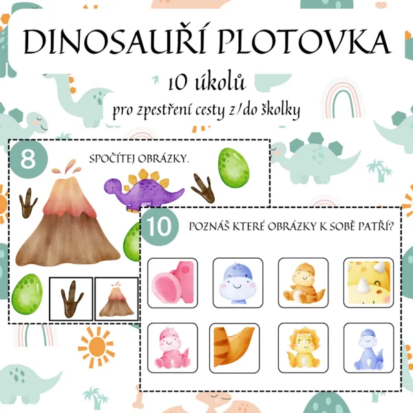Dinosauří plotovka 1