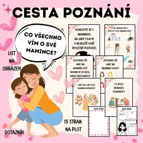 Cesta poznání - Co všechno  vím o své  mamince? (PLOTOVKA) 1