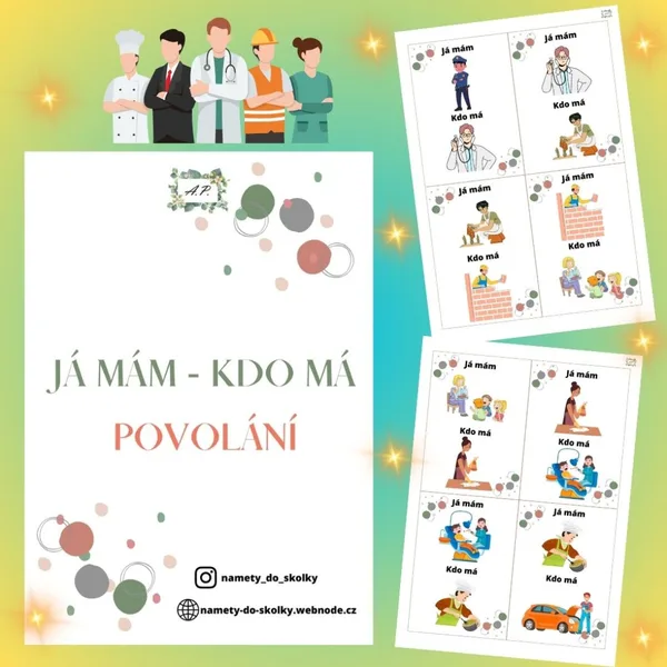 Já mám/kdo má - Povolání  1