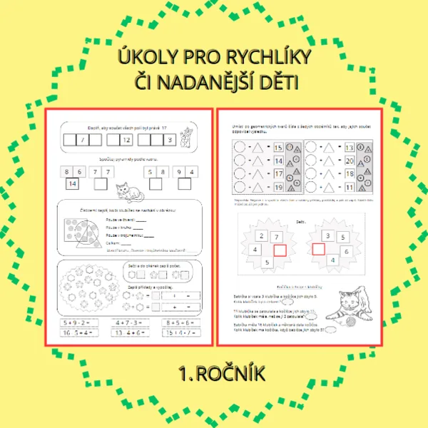 MATEMATIKA B - opakování I. ročník (Matematika pro rychlíky či nadané děti) 1
