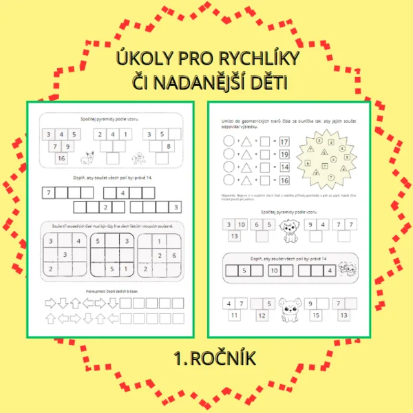 MATEMATIKA A - opakování I. ročník (Matematika pro rychlíky či nadané děti) 1