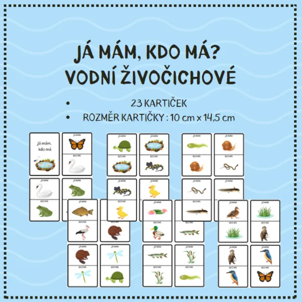 Já mám, kdo má? - VODNÍ ŽIVOČICHOVÉ 1