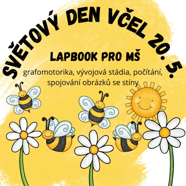 Světový den včel - lapbook MŠ 1