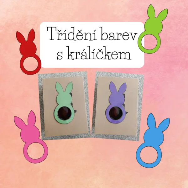 Třídění barev s králíčkem 1
