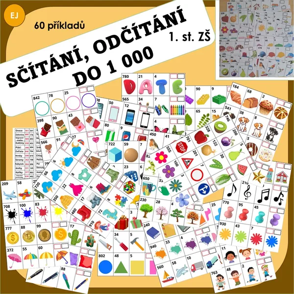 Sčítání a odčítání do 1 000 1