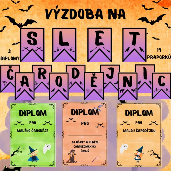 Výzdoba na čarodějnice 1