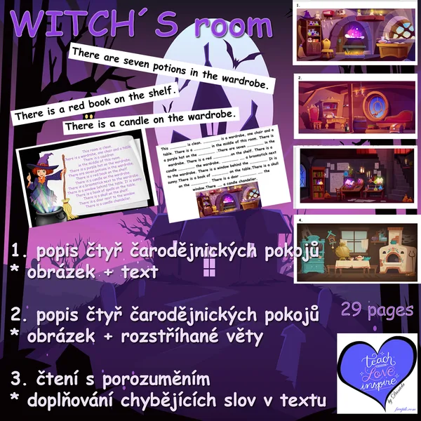 In the witch´s room - V čarodějnickém pokoji 1