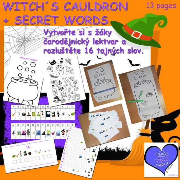 THE WITCH´S CAULDRON + SECRET WORDS (Čarodějnický kotel + tajná slova) 1