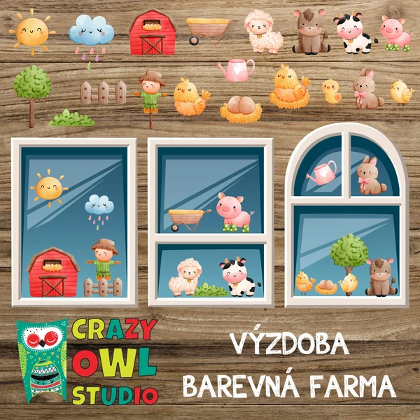 VÝZDOBA – Barevná farma 1