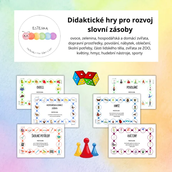 Didaktické hry pro rozvoj slovní zásoby 1
