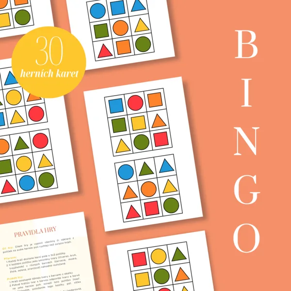 Bingo - geometrické tvary 1