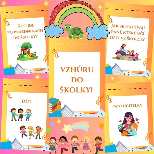 Hádanky na plot - Vzhůru do školky!  1