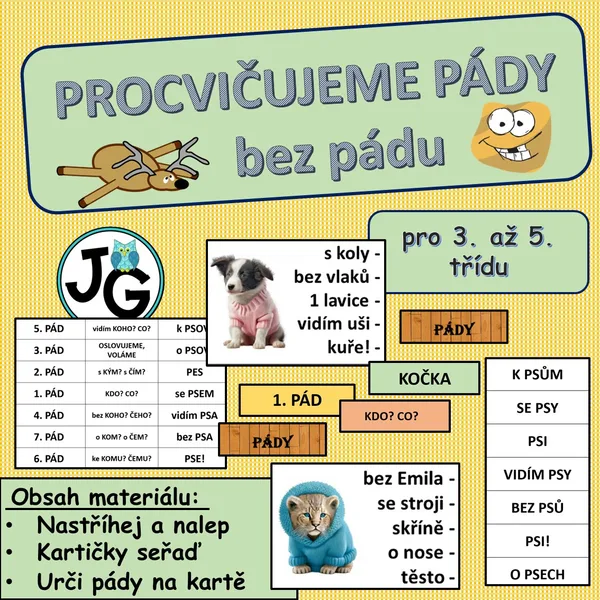 Procvičujeme pády bez pádu 1