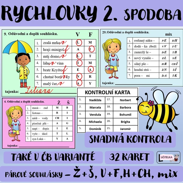 Rychlovky / párové souhlásky 2 1