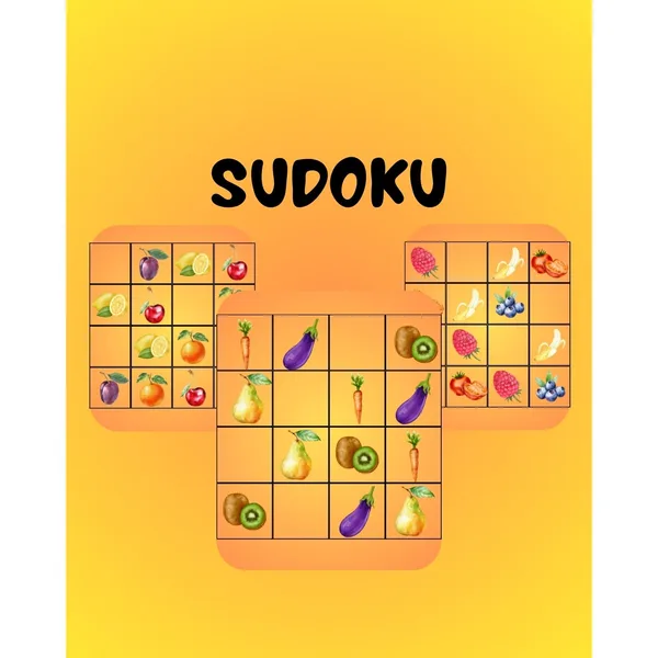 Sudoku - ovoce a zelenina 1