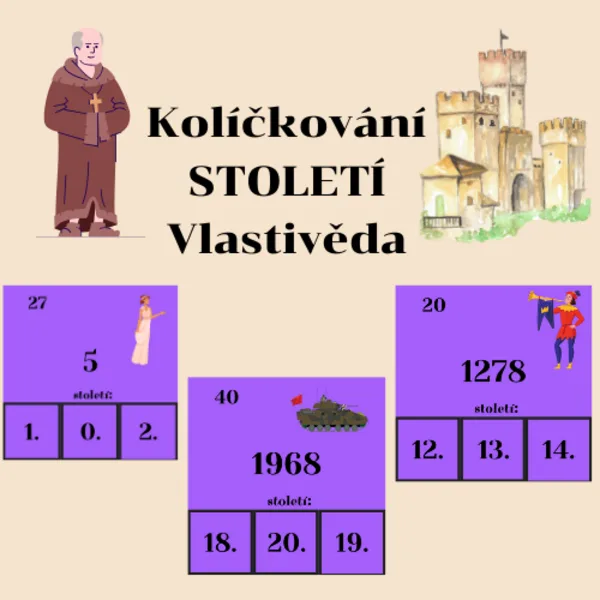 Kolíčkování STOLETÍ 1