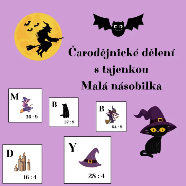 Čarodějnické dělení - Malá násobilka 1