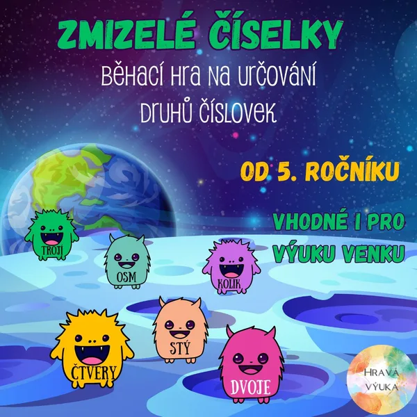 Zmizelé číselky - Určujeme číslovky. 1