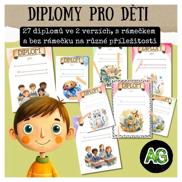 DIPLOMY PRO DĚTI - UNIVERZÁLNÍ 1