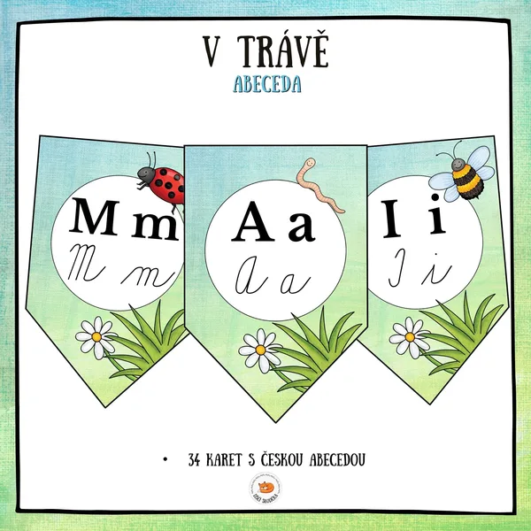 V trávě - abeceda 1