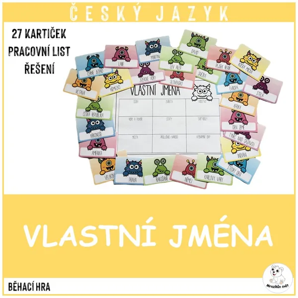 Vlastní jména (běhací hra) 1