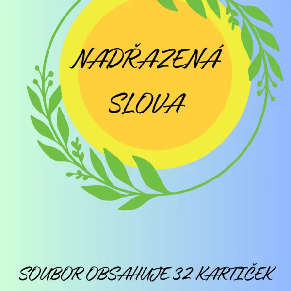 Nadřazená slova 1
