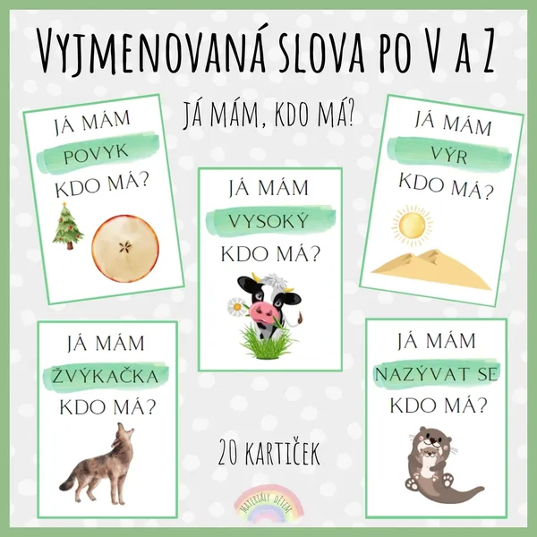 Já mám, kdo má? Vyjmenovaná slova po V a Z 1