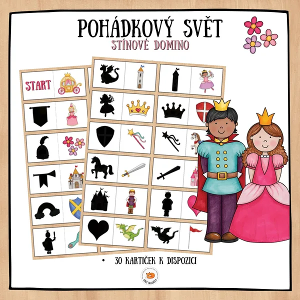 Stínové domino - Pohádkový svět 1
