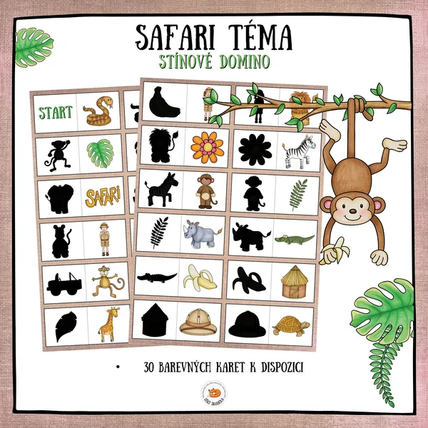 Stínové domino - Safari 1