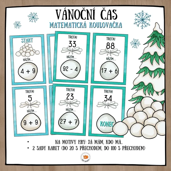 Matematická koulovačka - Vánoční čas 1