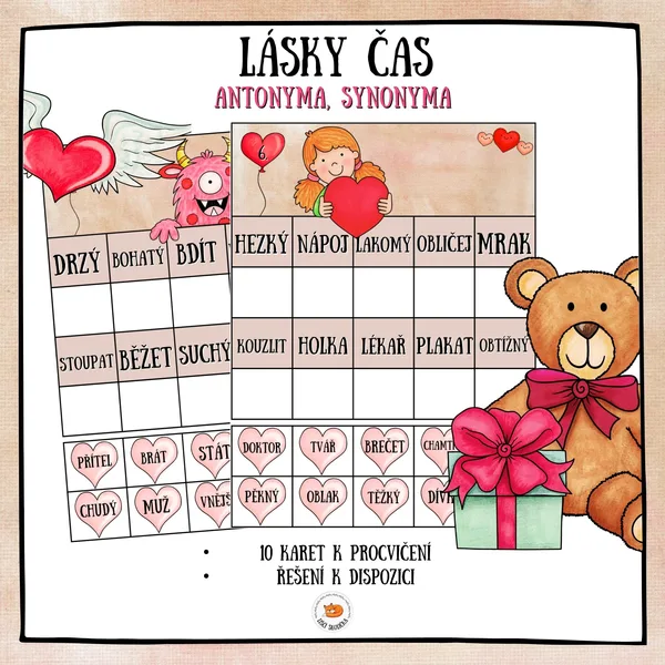 Antonyma, synonyma - Lásky čas 1