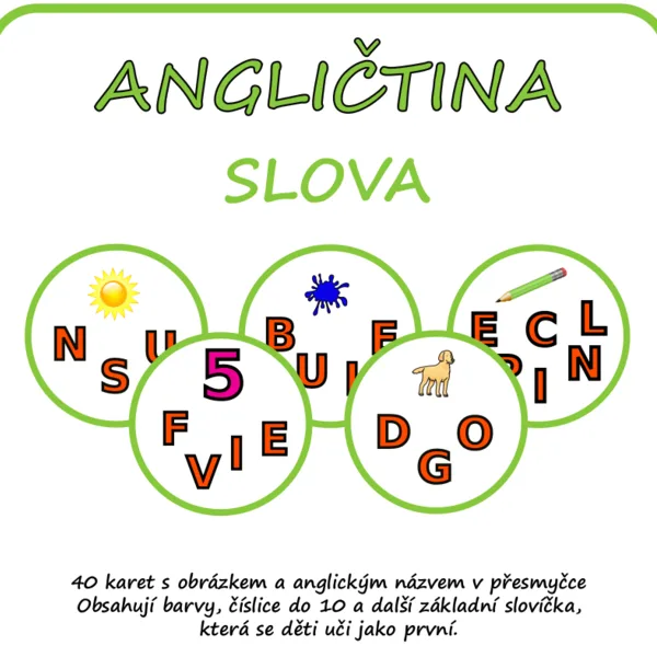 ANGLICKÁ SLOVÍČKA V PŘESMYČCE 1