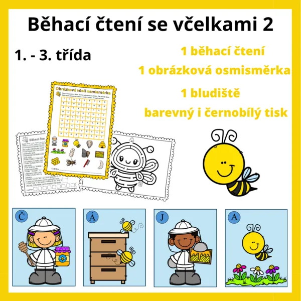 Běhací čtení se včelkami 2 1