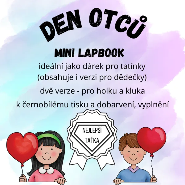 Den otců - mini lapbook 1