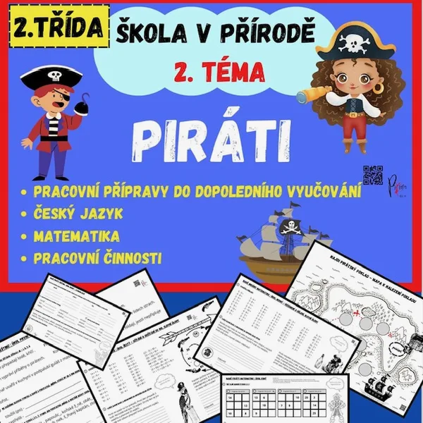 ŠKOLA V PŘÍRODĚ - téma PIRÁTI - 2. třída 1