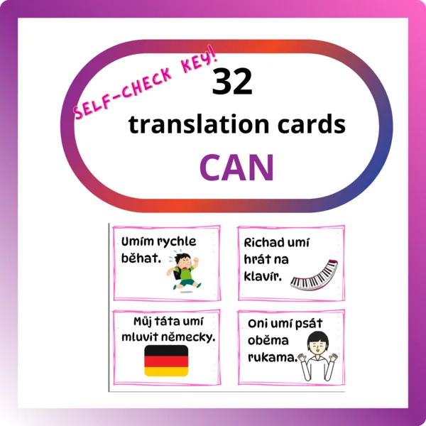 Translation cards & can 1